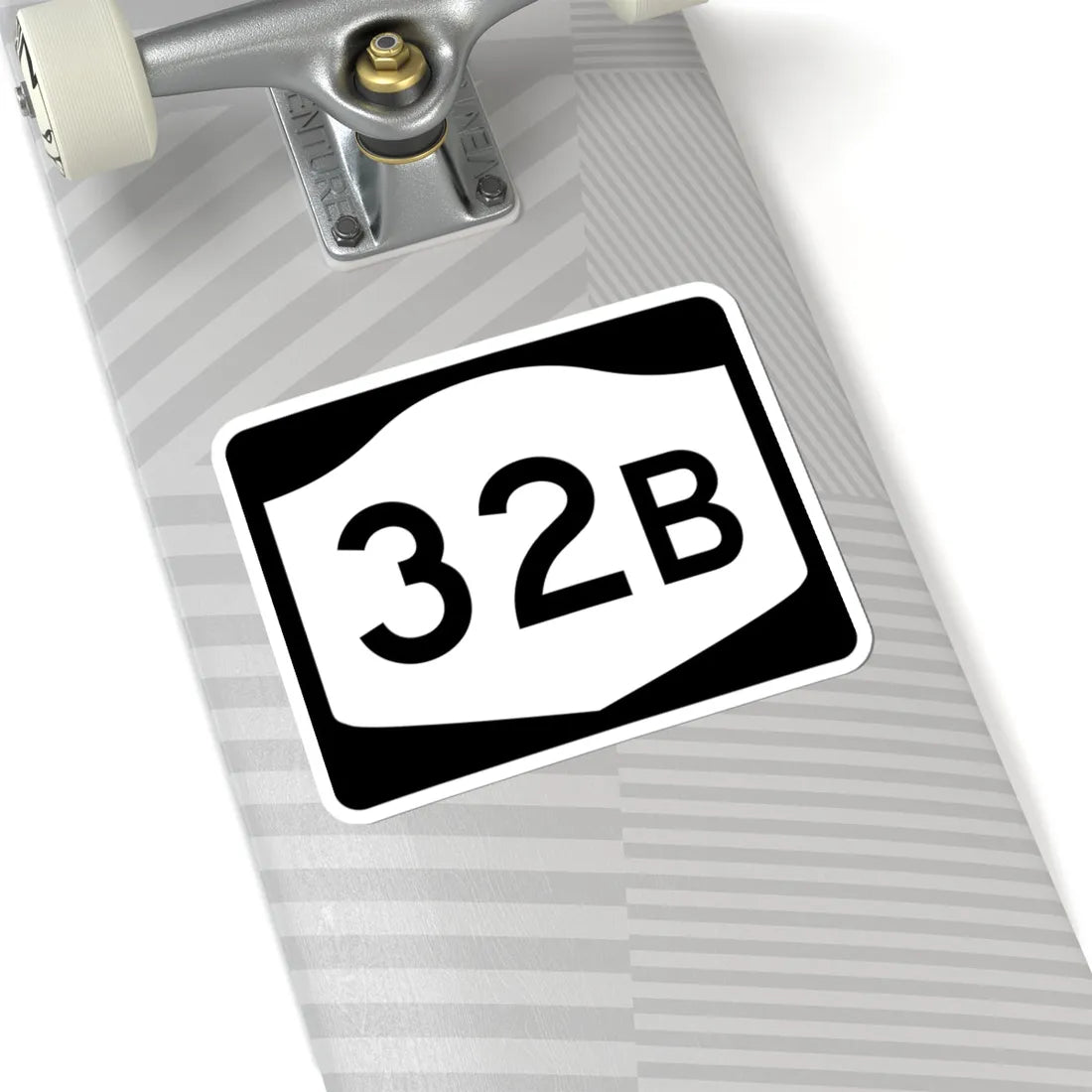 NY-32B (New York) (Road Sign) STICKER Vinyl Kiss-Cut Decal - The Sticker Space