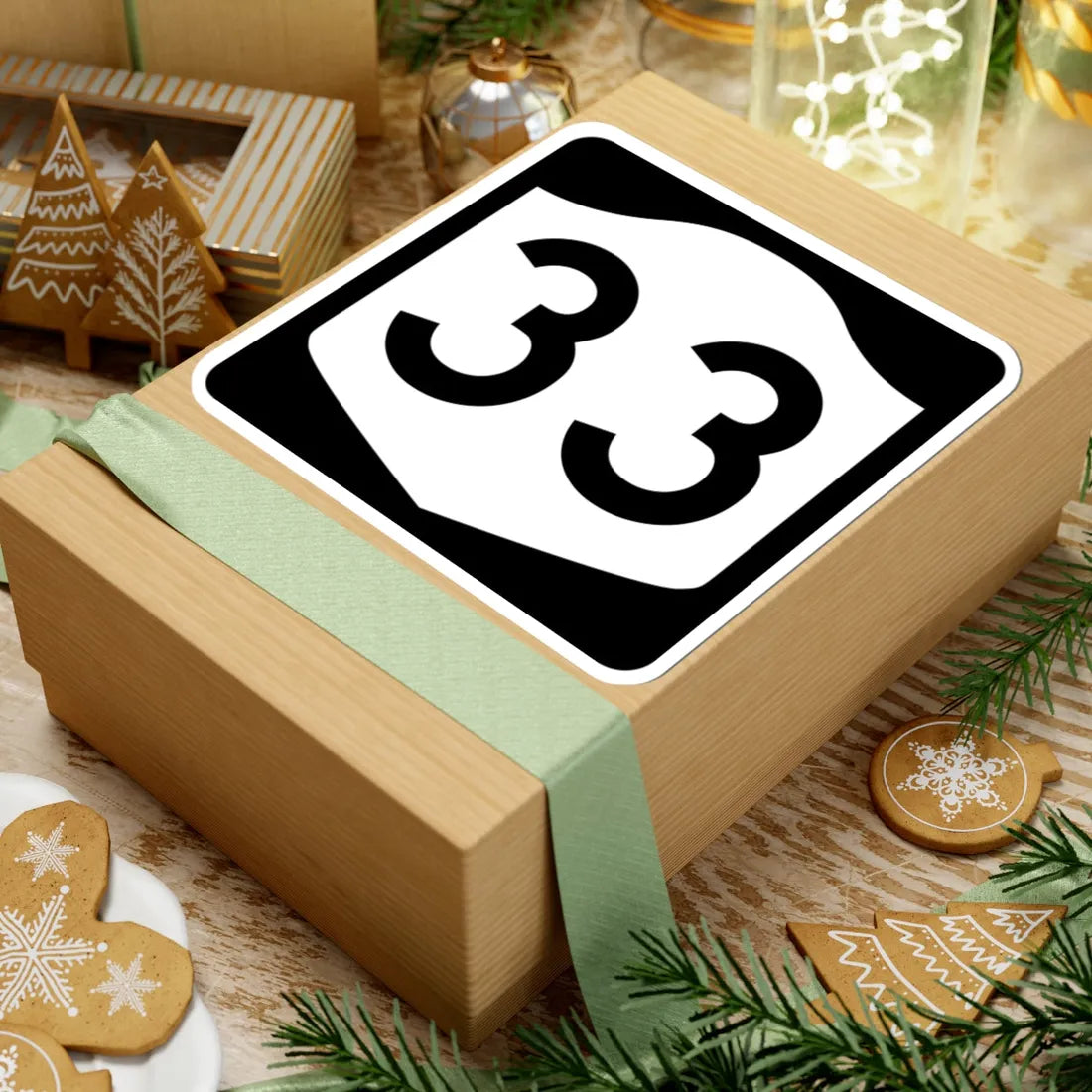 NY-33 (New York) (Road Sign) STICKER Vinyl Kiss-Cut Decal - The Sticker Space