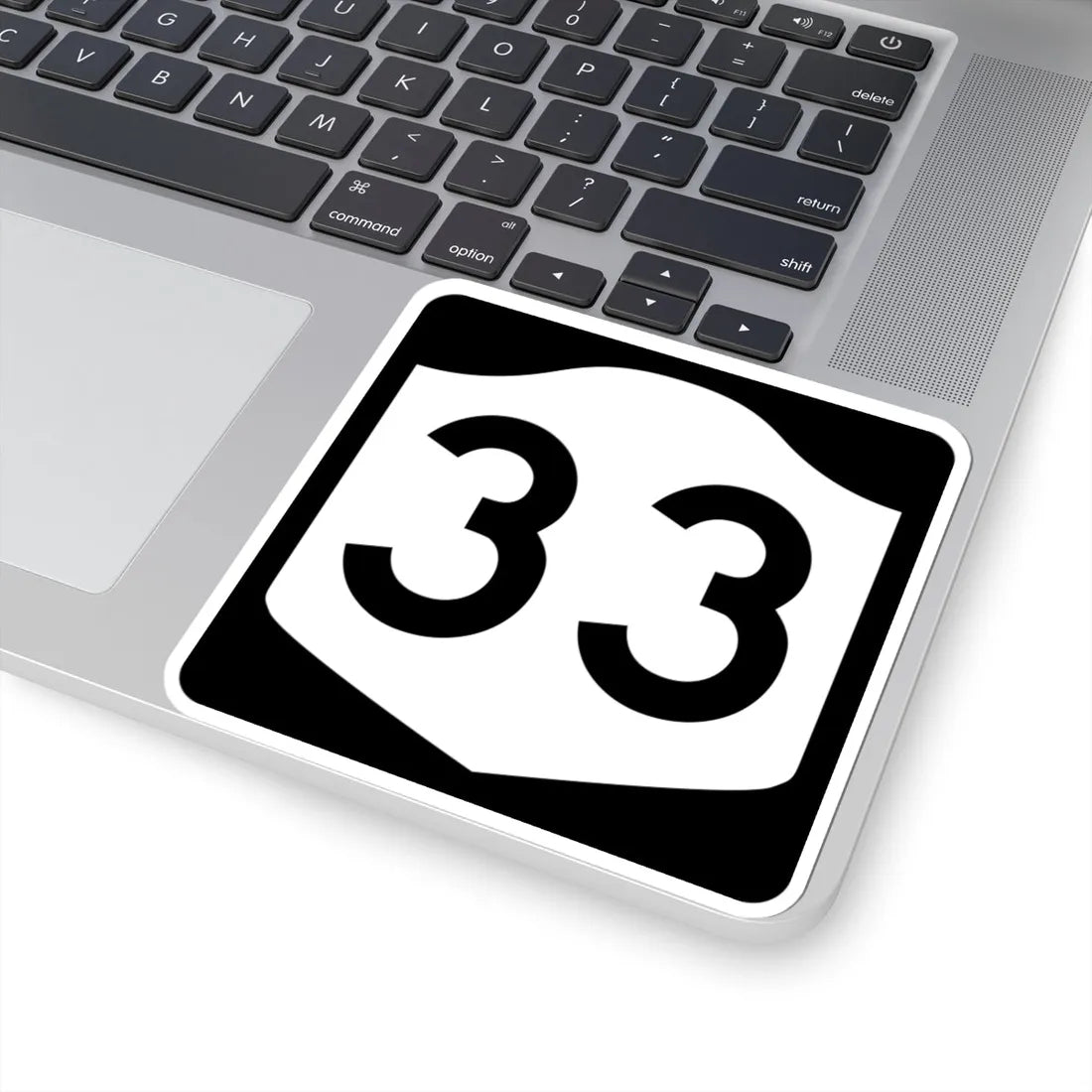 NY-33 (New York) (Road Sign) STICKER Vinyl Kiss-Cut Decal - The Sticker Space