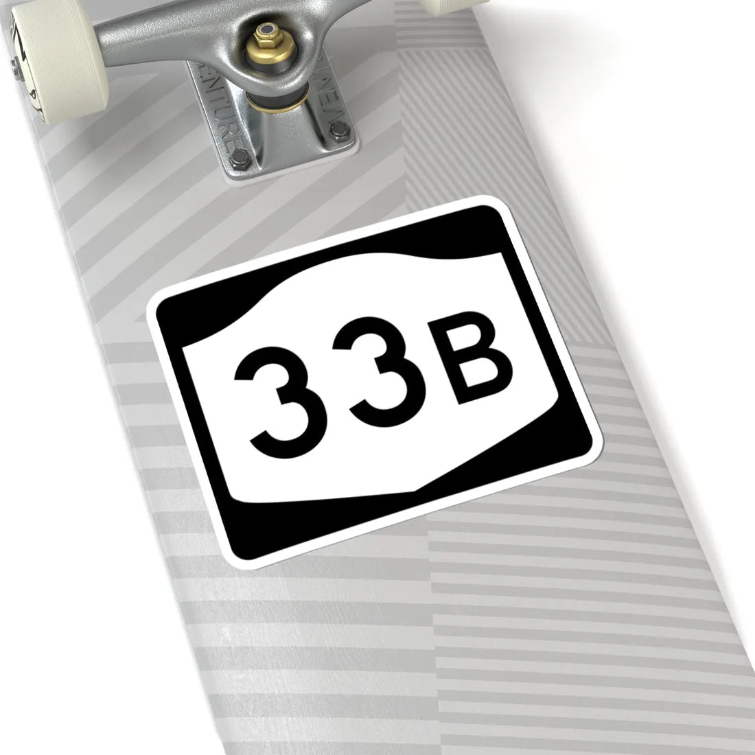 NY-33B (New York) (Road Sign) STICKER Vinyl Kiss-Cut Decal - The Sticker Space