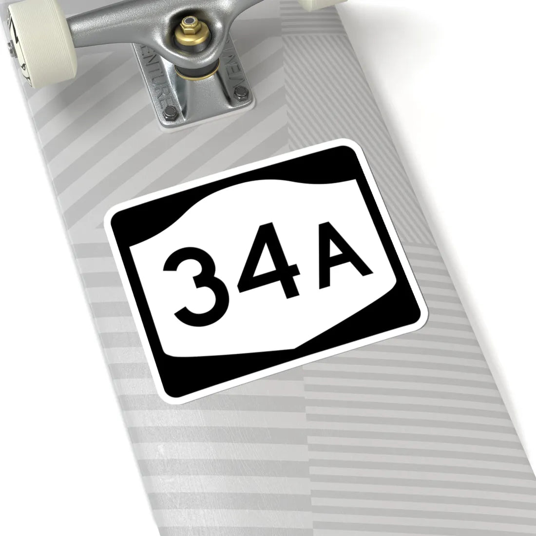 NY-34A (New York) (Road Sign) STICKER Vinyl Kiss-Cut Decal - The Sticker Space