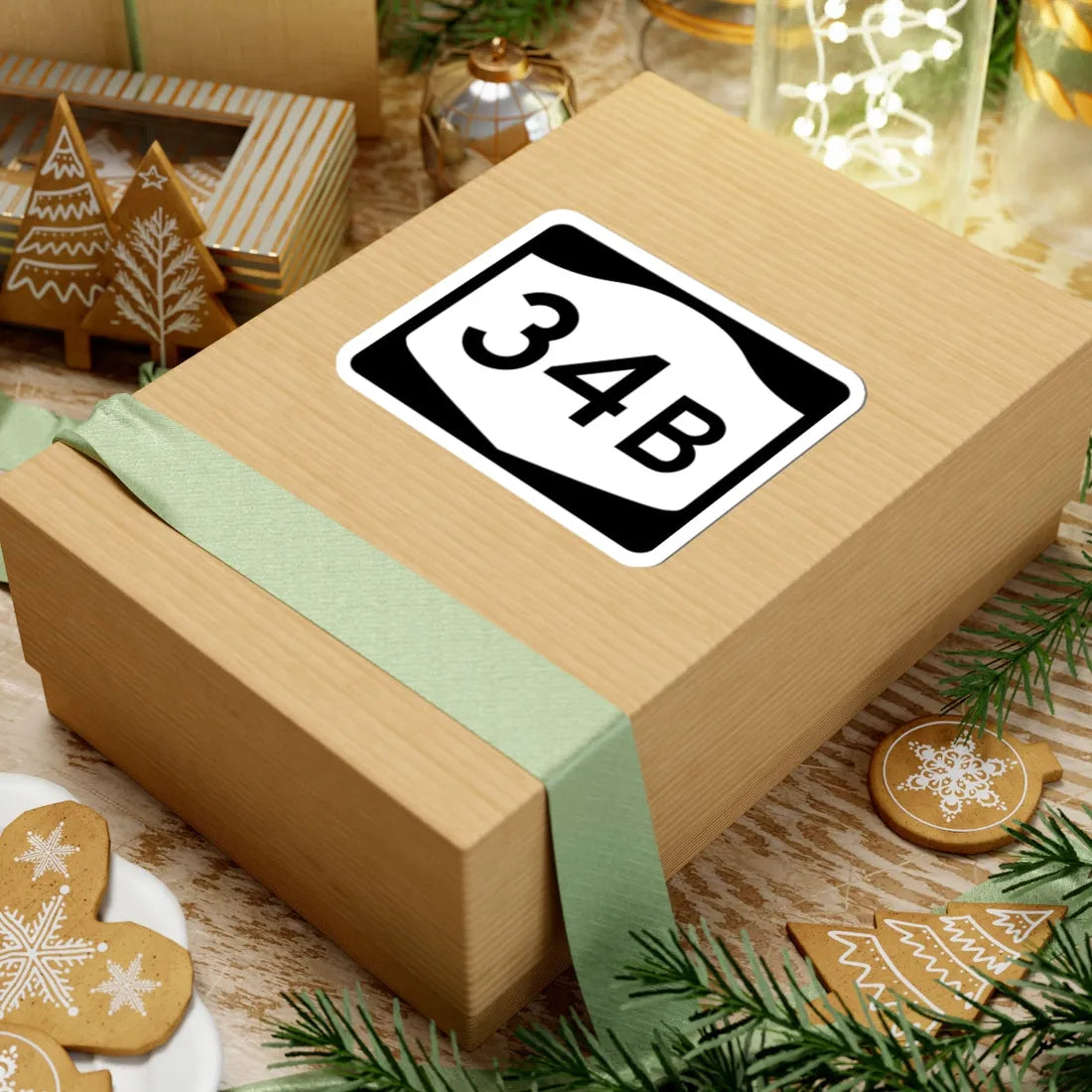 NY-34B (New York) (Road Sign) STICKER Vinyl Kiss-Cut Decal - The Sticker Space