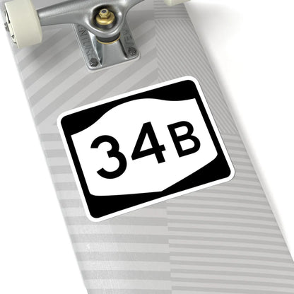 NY-34B (New York) (Road Sign) STICKER Vinyl Kiss-Cut Decal - The Sticker Space