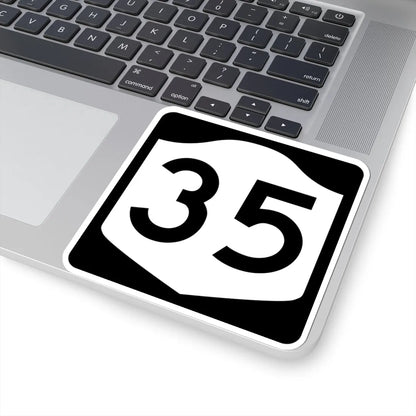 NY-35 (New York) (Road Sign) STICKER Vinyl Kiss-Cut Decal - The Sticker Space