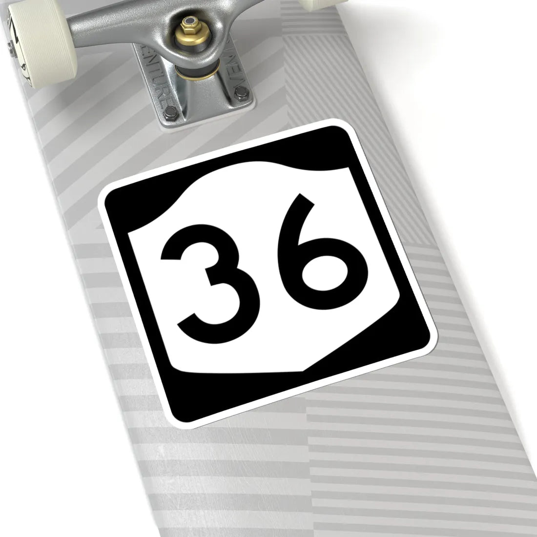 NY-36 (New York) (Road Sign) STICKER Vinyl Kiss-Cut Decal - The Sticker Space