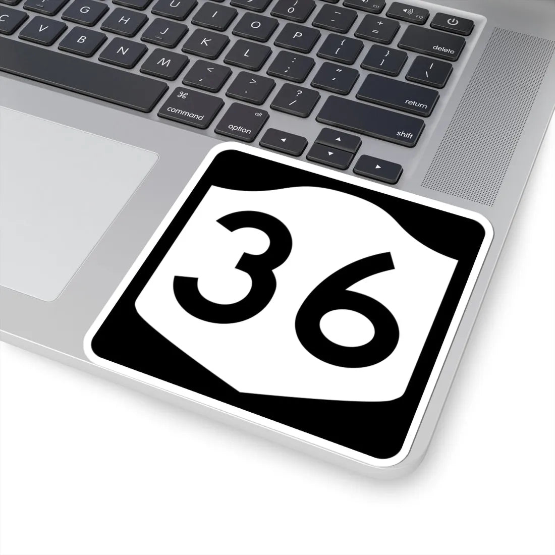 NY-36 (New York) (Road Sign) STICKER Vinyl Kiss-Cut Decal - The Sticker Space