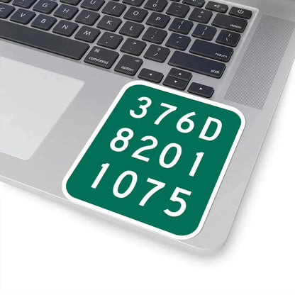 NY-376D (New York) (Road Sign) STICKER Vinyl Kiss-Cut Decal - The Sticker Space