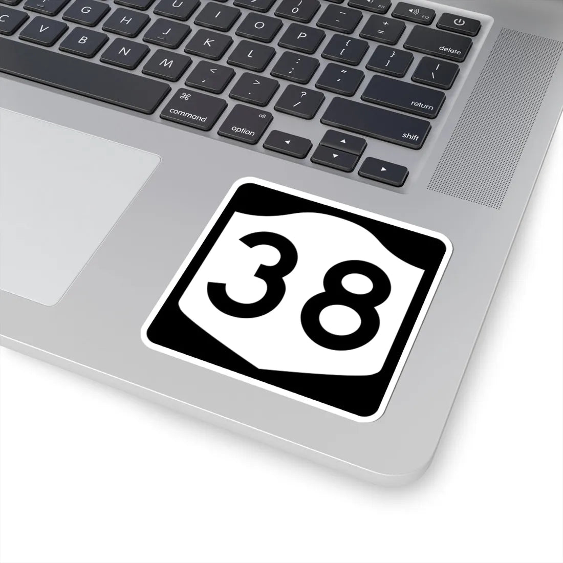 NY-38 (New York) (Road Sign) STICKER Vinyl Kiss-Cut Decal - The Sticker Space