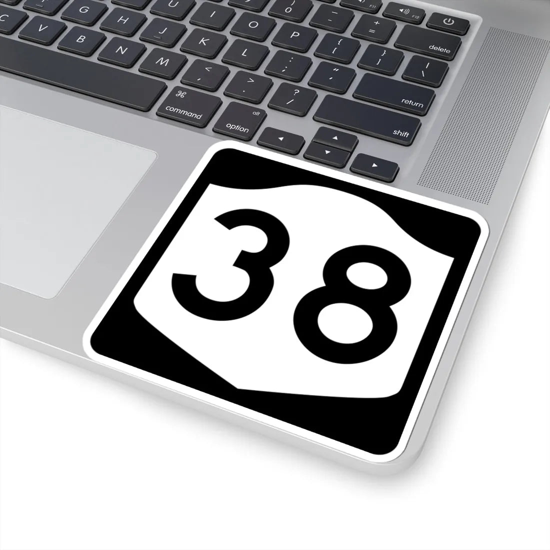 NY-38 (New York) (Road Sign) STICKER Vinyl Kiss-Cut Decal - The Sticker Space