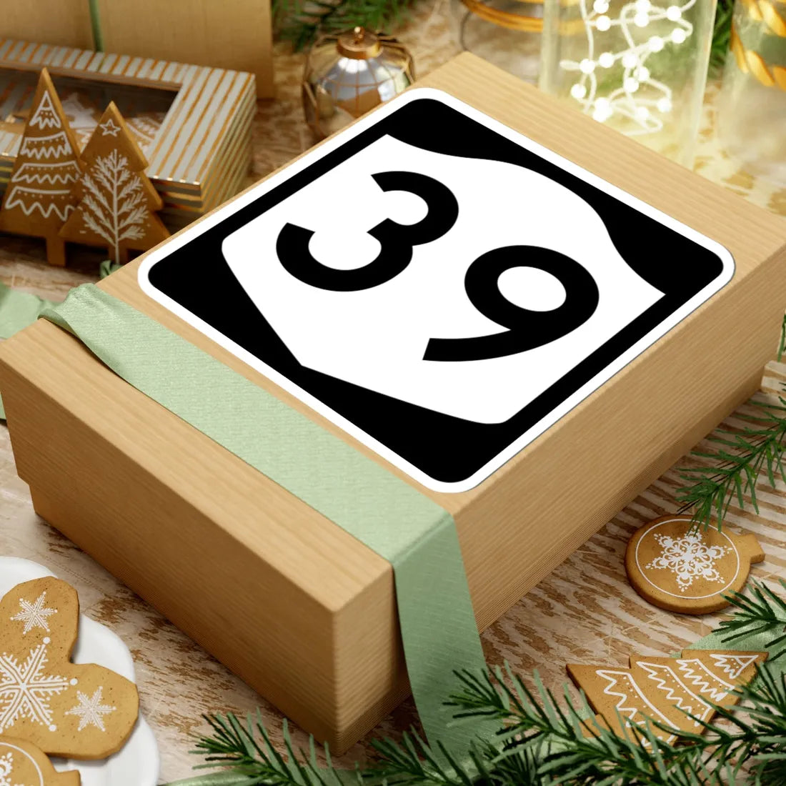 NY-39 (New York) (Road Sign) STICKER Vinyl Kiss-Cut Decal - The Sticker Space