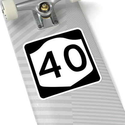 NY-40 (New York) (Road Sign) STICKER Vinyl Kiss-Cut Decal - The Sticker Space