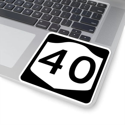 NY-40 (New York) (Road Sign) STICKER Vinyl Kiss-Cut Decal - The Sticker Space