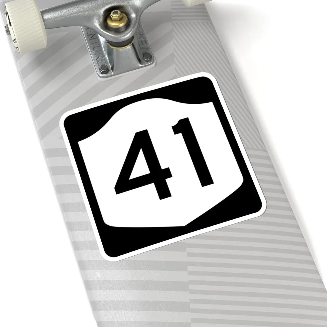 NY-41 (New York) (Road Sign) STICKER Vinyl Kiss-Cut Decal - The Sticker Space