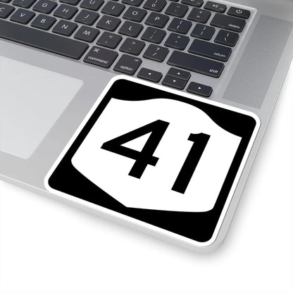 NY-41 (New York) (Road Sign) STICKER Vinyl Kiss-Cut Decal - The Sticker Space