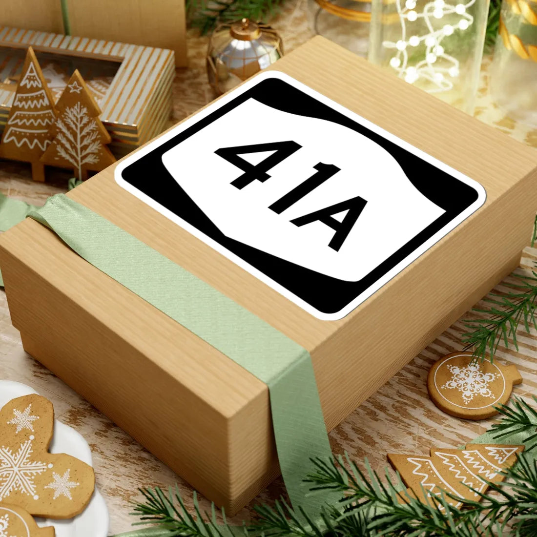 NY-41A (New York) (Road Sign) STICKER Vinyl Kiss-Cut Decal - The Sticker Space