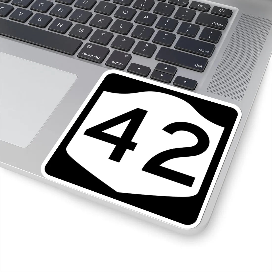 NY-42 (New York) (Road Sign) STICKER Vinyl Kiss-Cut Decal - The Sticker Space