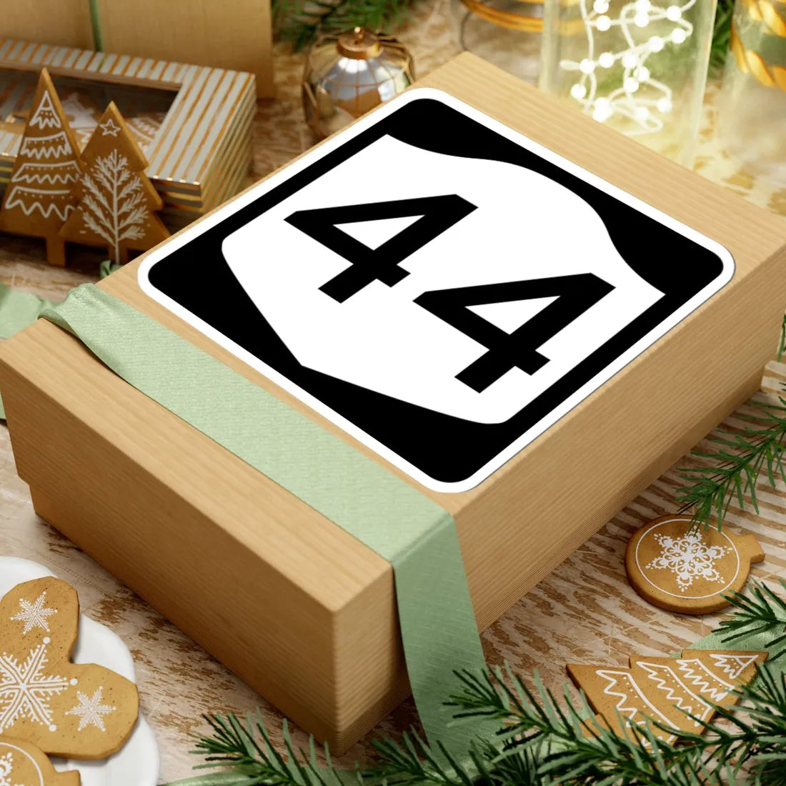 NY-44 (New York) (Road Sign) STICKER Vinyl Kiss-Cut Decal - The Sticker Space