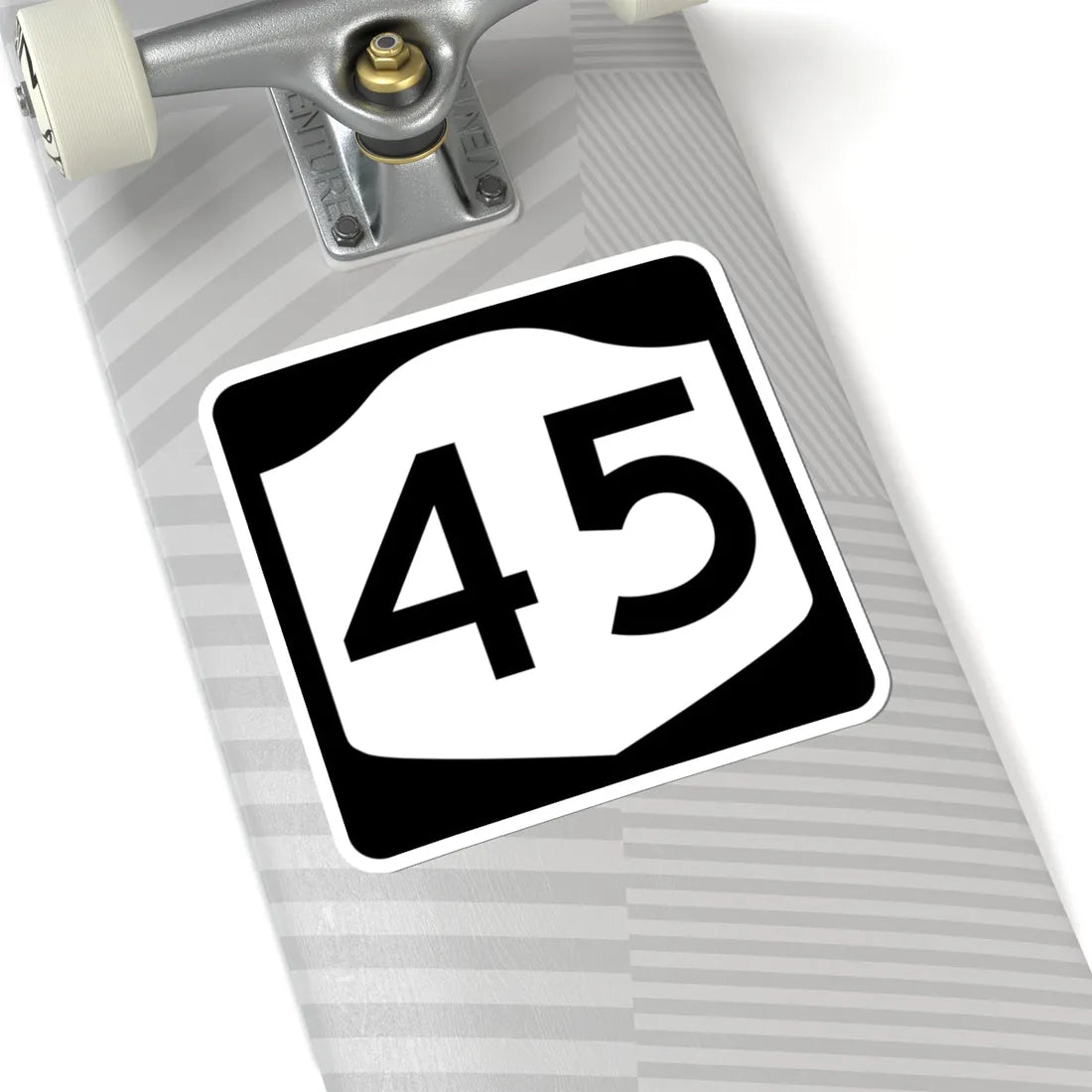 NY-45 (New York) (Road Sign) STICKER Vinyl Kiss-Cut Decal - The Sticker Space