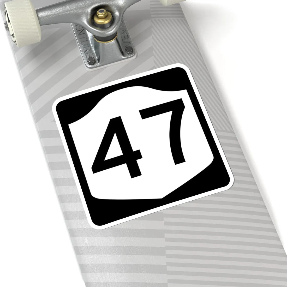 NY-47 (New York) (Road Sign) STICKER Vinyl Kiss-Cut Decal - The Sticker Space