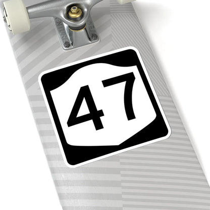 NY-47 (New York) (Road Sign) STICKER Vinyl Kiss-Cut Decal - The Sticker Space