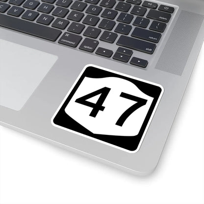 NY-47 (New York) (Road Sign) STICKER Vinyl Kiss-Cut Decal - The Sticker Space