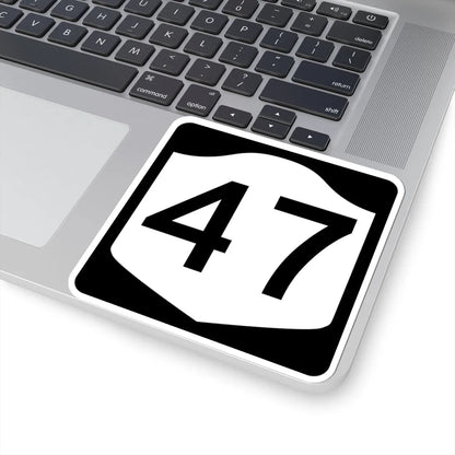 NY-47 (New York) (Road Sign) STICKER Vinyl Kiss-Cut Decal - The Sticker Space