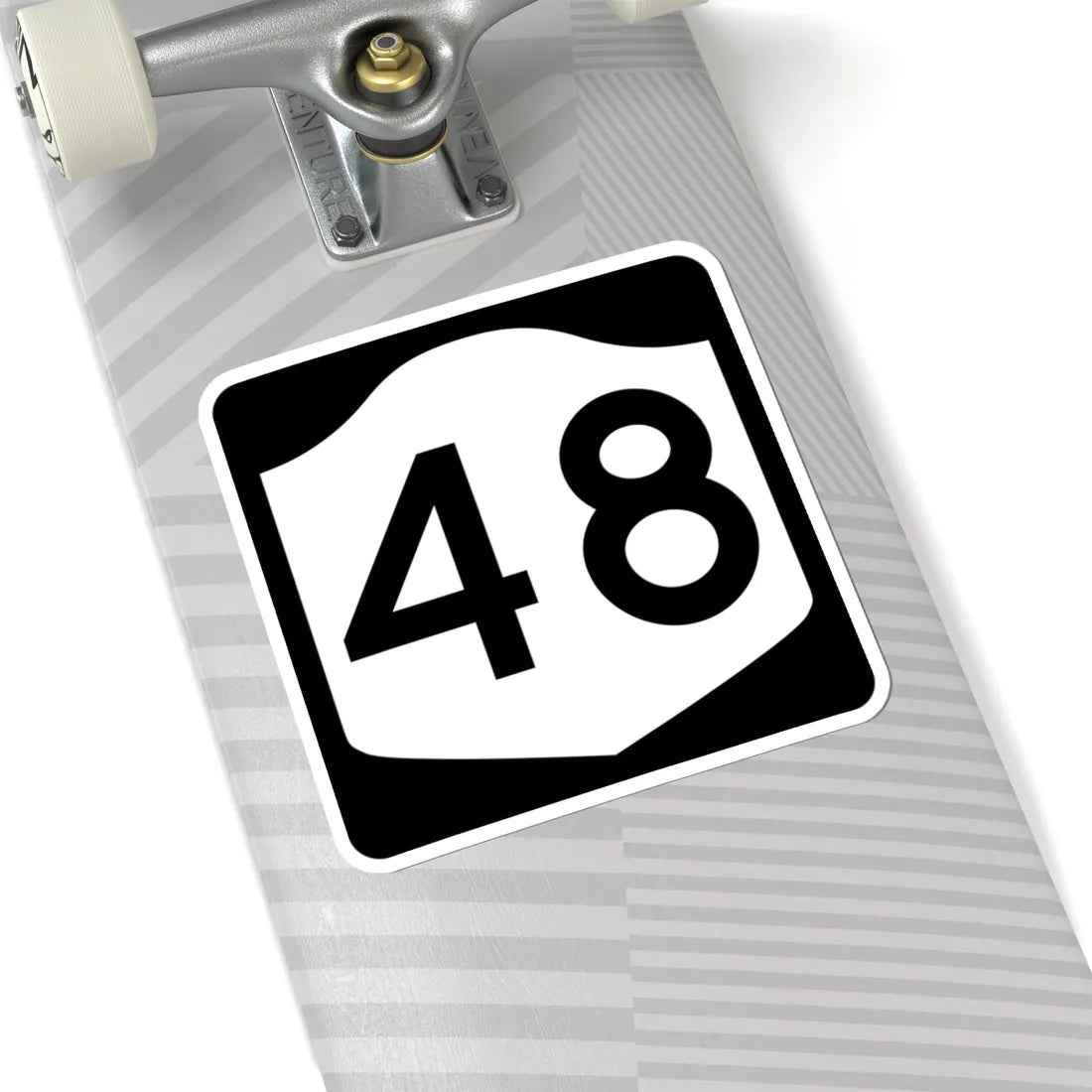 NY-48 (New York) (Road Sign) STICKER Vinyl Kiss-Cut Decal - The Sticker Space