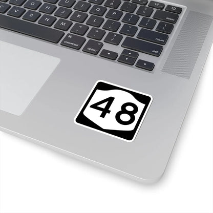 NY-48 (New York) (Road Sign) STICKER Vinyl Kiss-Cut Decal - The Sticker Space