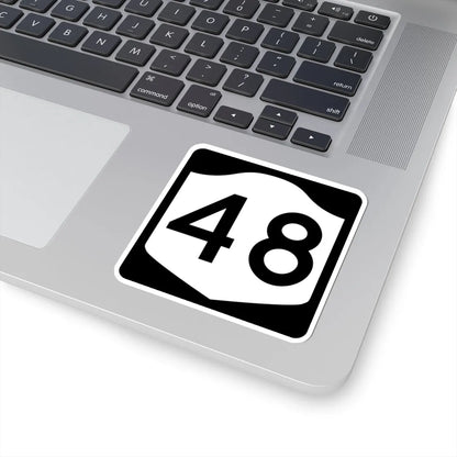 NY-48 (New York) (Road Sign) STICKER Vinyl Kiss-Cut Decal - The Sticker Space