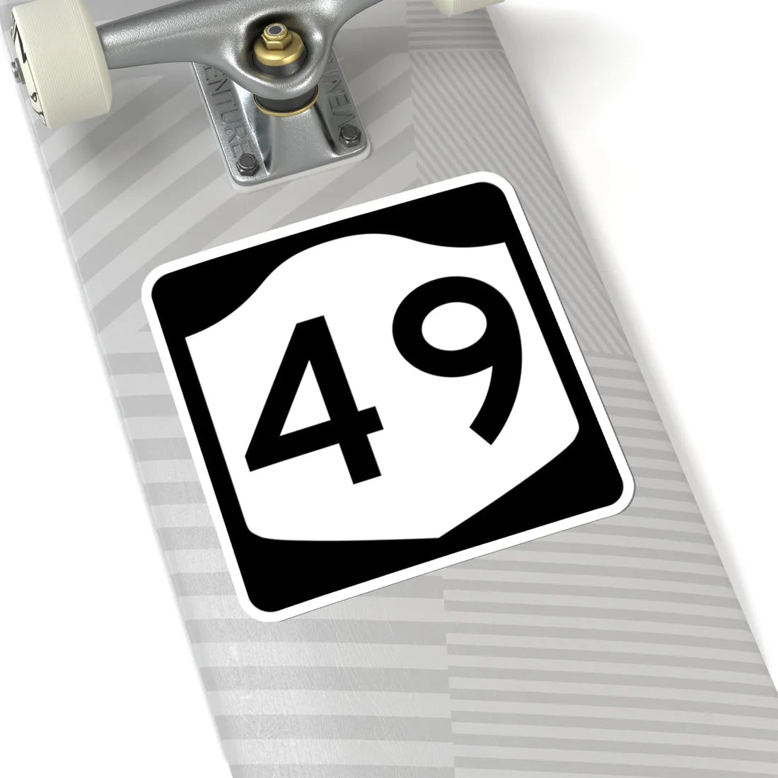 NY-49 (New York) (Road Sign) STICKER Vinyl Kiss-Cut Decal - The Sticker Space