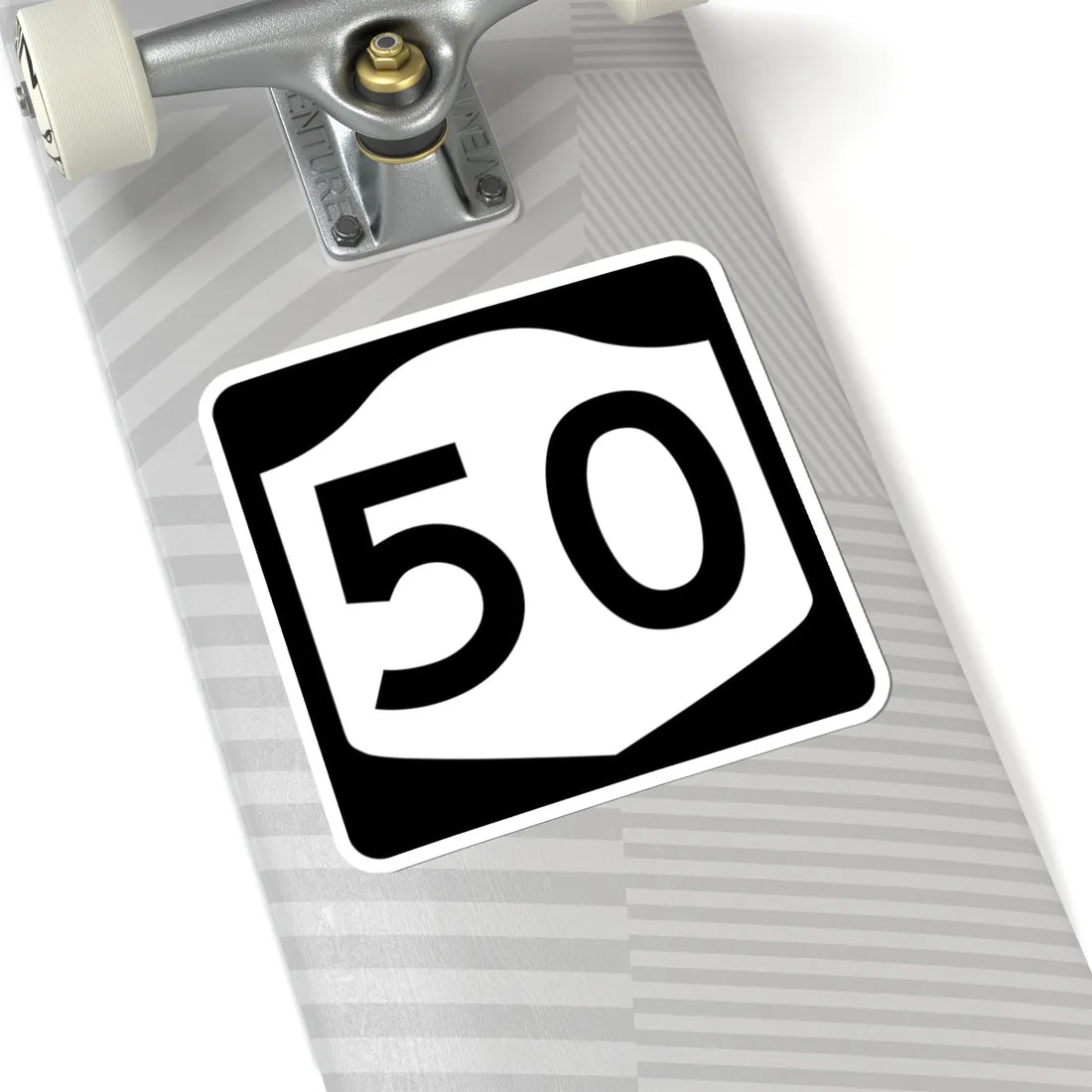 NY-50 (New York) (Road Sign) STICKER Vinyl Kiss-Cut Decal - The Sticker Space