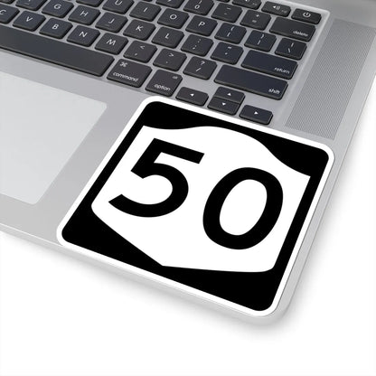 NY-50 (New York) (Road Sign) STICKER Vinyl Kiss-Cut Decal - The Sticker Space