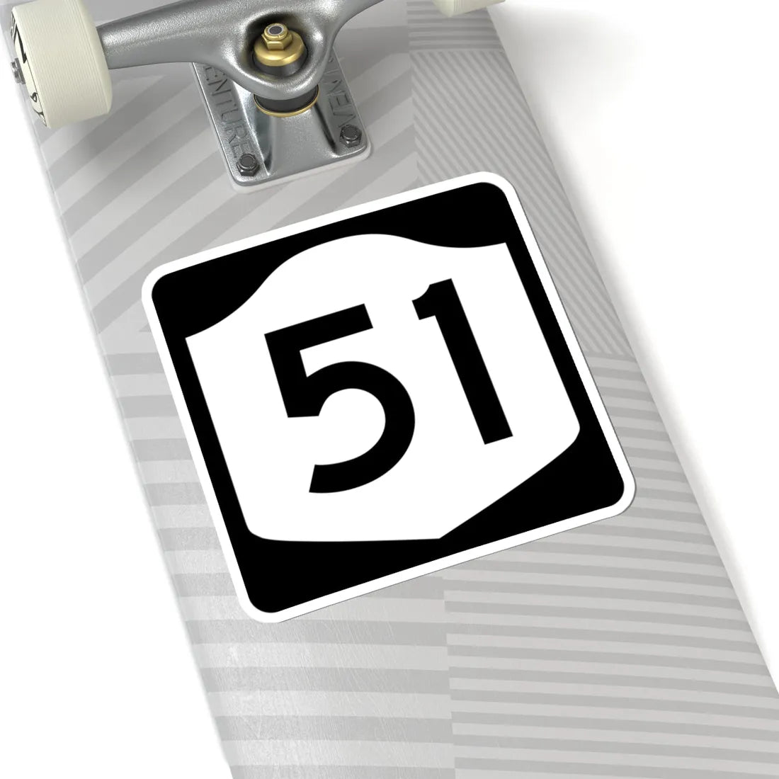 NY-51 (New York) (Road Sign) STICKER Vinyl Kiss-Cut Decal - The Sticker Space