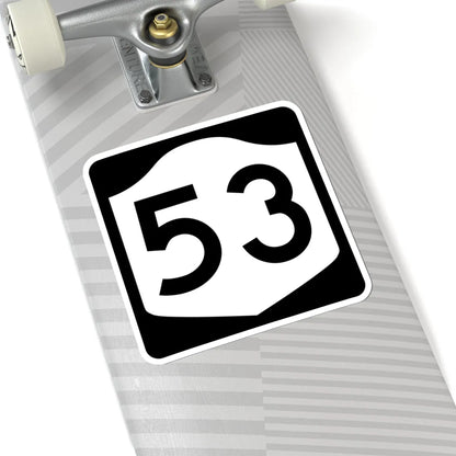 NY-53 (New York) (Road Sign) STICKER Vinyl Kiss-Cut Decal - The Sticker Space