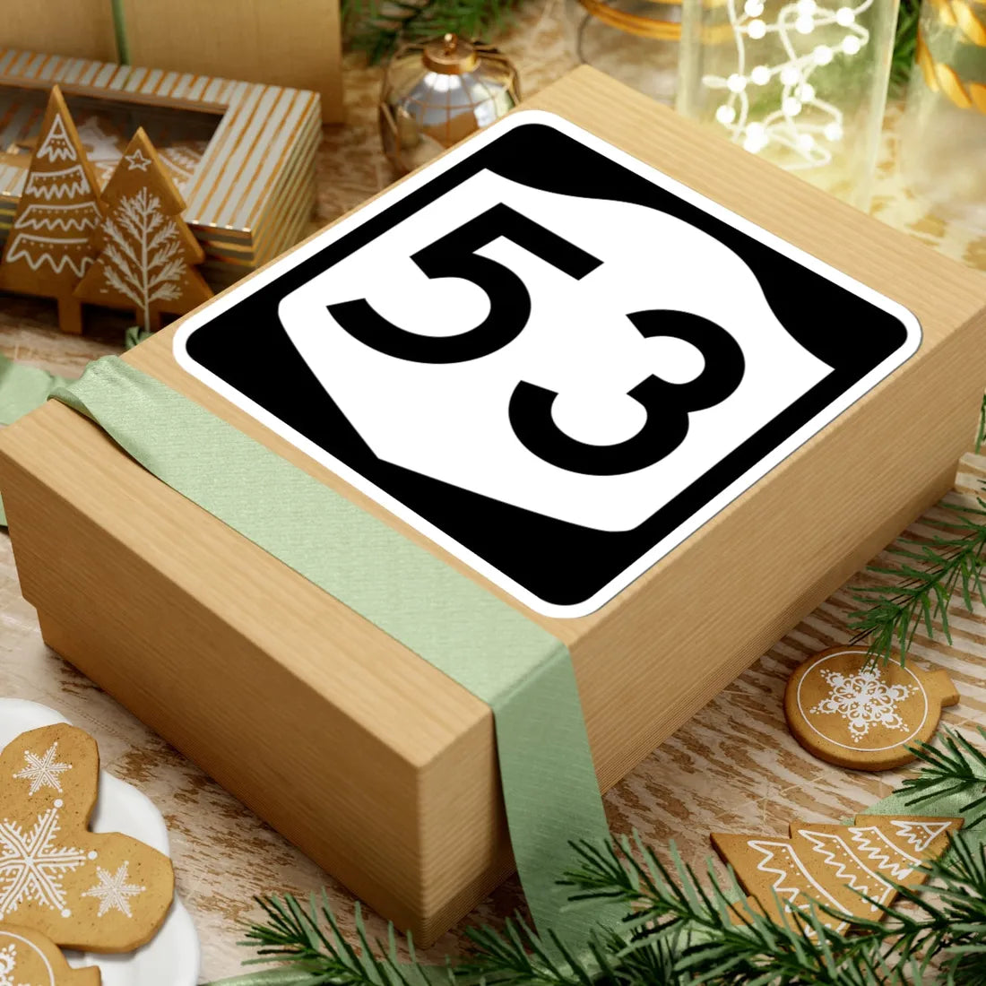 NY-53 (New York) (Road Sign) STICKER Vinyl Kiss-Cut Decal - The Sticker Space