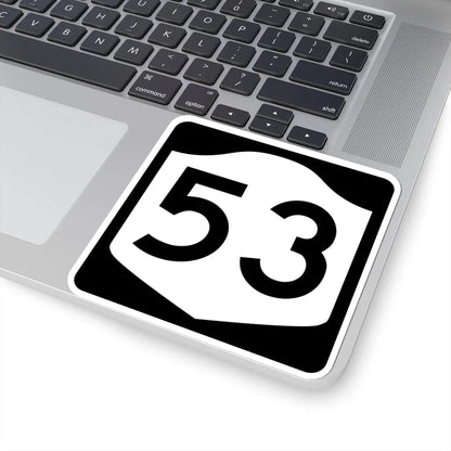 NY-53 (New York) (Road Sign) STICKER Vinyl Kiss-Cut Decal - The Sticker Space