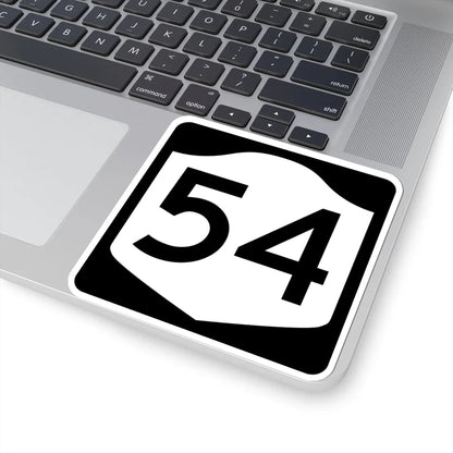NY-54 (New York) (Road Sign) STICKER Vinyl Kiss-Cut Decal - The Sticker Space