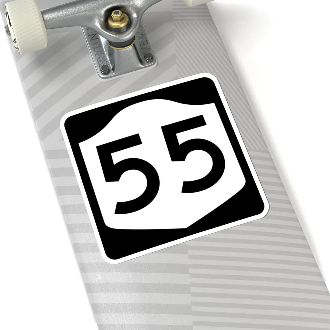 NY-55 (New York) (Road Sign) STICKER Vinyl Kiss-Cut Decal - The Sticker Space