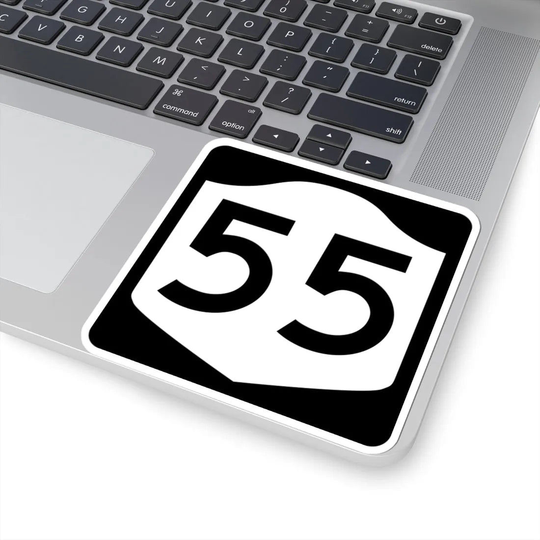 NY-55 (New York) (Road Sign) STICKER Vinyl Kiss-Cut Decal - The Sticker Space