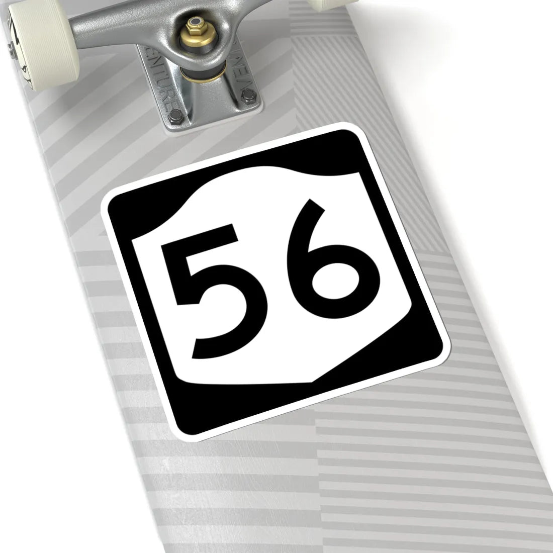 NY-56 (New York) (Road Sign) STICKER Vinyl Kiss-Cut Decal - The Sticker Space