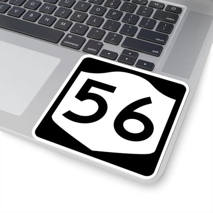 NY-56 (New York) (Road Sign) STICKER Vinyl Kiss-Cut Decal - The Sticker Space