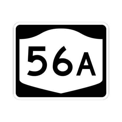 NY-56A (New York) (Road Sign) STICKER Vinyl Kiss-Cut Decal 6 Inch White - The Sticker Space
