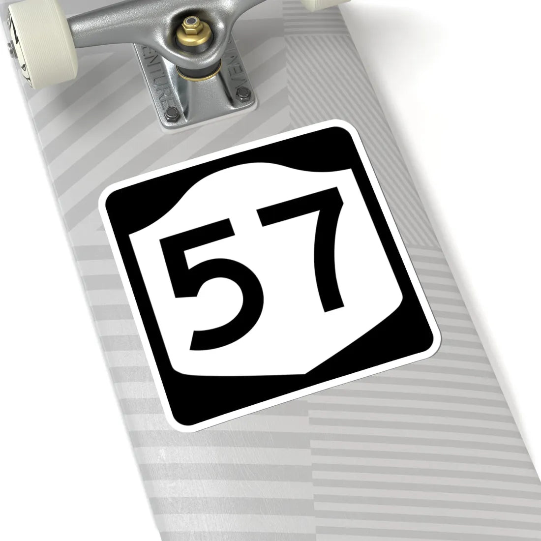 NY-57 (New York) (Road Sign) STICKER Vinyl Kiss-Cut Decal - The Sticker Space