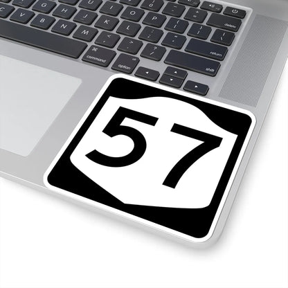 NY-57 (New York) (Road Sign) STICKER Vinyl Kiss-Cut Decal - The Sticker Space