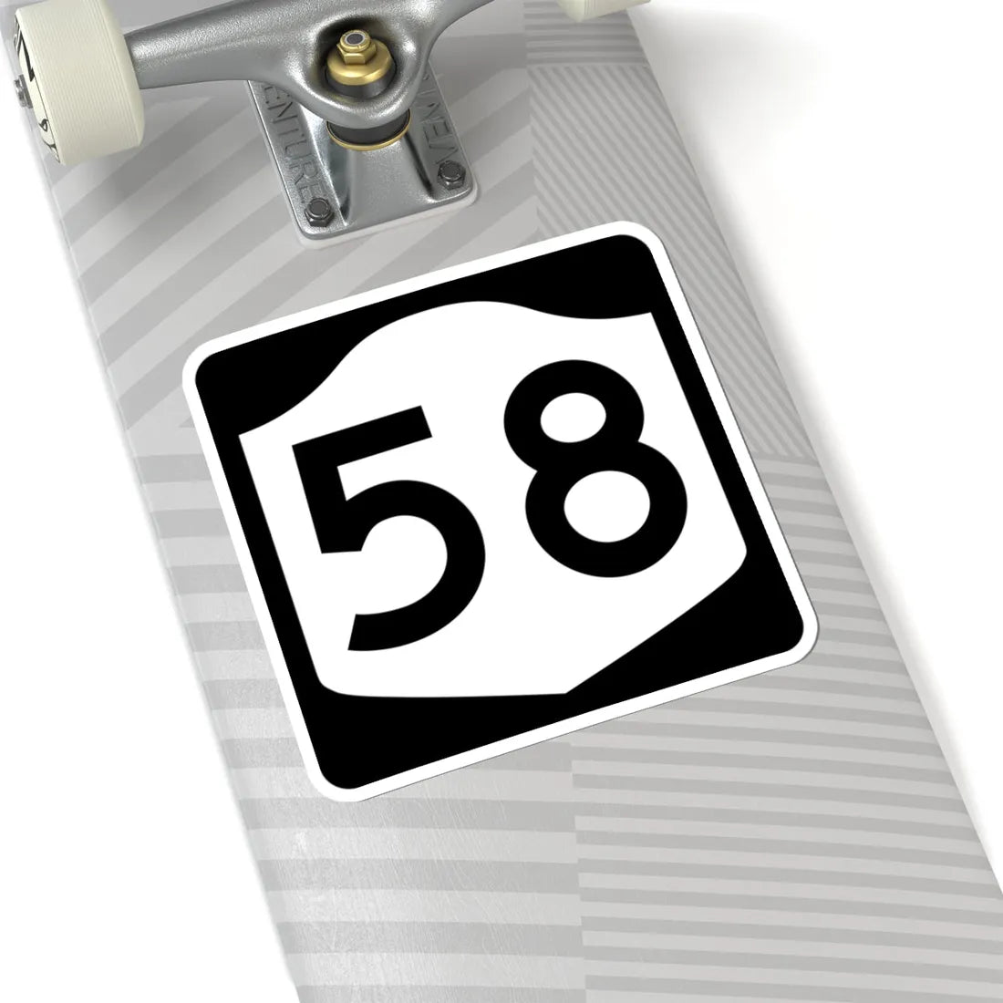 NY-58 (New York) (Road Sign) STICKER Vinyl Kiss-Cut Decal - The Sticker Space