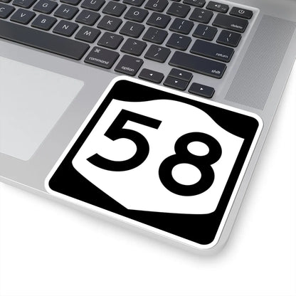 NY-58 (New York) (Road Sign) STICKER Vinyl Kiss-Cut Decal - The Sticker Space