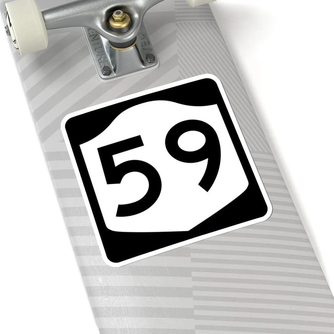 NY-59 (New York) (Road Sign) STICKER Vinyl Kiss-Cut Decal - The Sticker Space