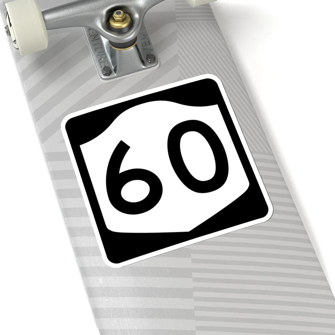 NY-60 (New York) (Road Sign) STICKER Vinyl Kiss-Cut Decal - The Sticker Space