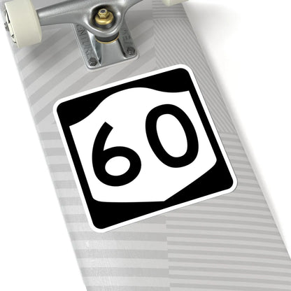 NY-60 (New York) (Road Sign) STICKER Vinyl Kiss-Cut Decal - The Sticker Space