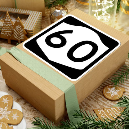 NY-60 (New York) (Road Sign) STICKER Vinyl Kiss-Cut Decal - The Sticker Space